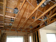 New recessed can lights in kitchen
