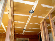 New recessed can lights in old garage