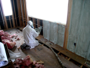 Close cell insulation is used in walls for higher comfort & energy efficiency