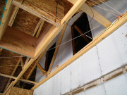 Access openings between garage and main attic