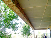 Beam soffits around deck beams