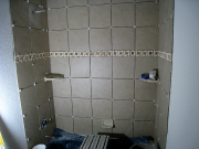 Hall bathroom tiles