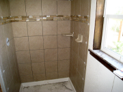 Master shower tiles