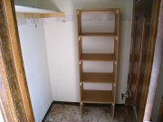 Extra shelves in master bedroom closet