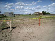 Grass areas protected from vehicles