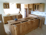 Kitchen cabinets - view from living room