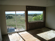 New large window in master bedroom