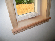 Window trim matches existing trim