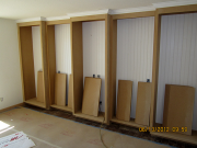 Bookcases & shelves are finished