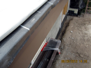 Roof flashing is installed under Ice&Water