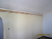 First wall is painted