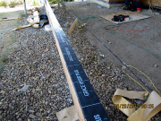 Deck beams are protected with double Vycor flashing