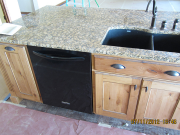 Dishwasher is installed