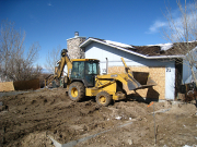 Chuck Anderson is backfilling garage