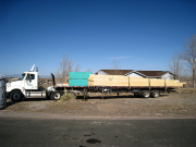 Roof trusses delivered