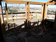 Old kitchen nook walls