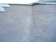 No ice & water shield in valley (original roof)
