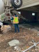 Concrete truck operator