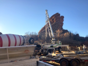 Foundation pumping concrete