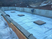 Radon barrier & wire complete