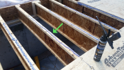 Advantech foam adhesive for a guaranteed squeak-free floor