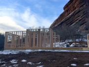 Master bedroom framed walls