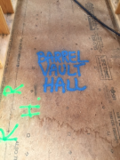 Barrel vault hall layouts