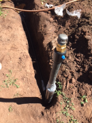 Firepit gasline
