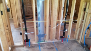 Master bathroom plumbing