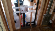 Laundry room plumbing
