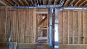 HVAC ducts are sealed with mastic for more efficient air delivery