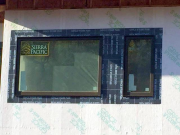 Window flashing with vycor wrap