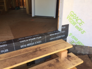 Front door flashing for weather protection