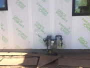 Gas meter installed