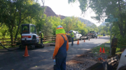 Hastings traffic control for water tap street cut