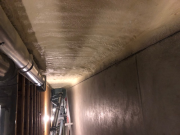Crawlspace wall and rim box are insulated