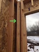Energy efficient framing allows for better insulation