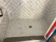 Master shower floor