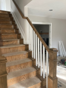 Balusters installed