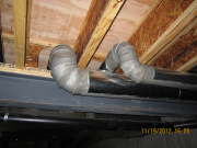 Ductworks are sealed with mastic for better airflow