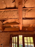 Existing batt ceiling insulation