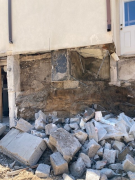 Removing concrete walls