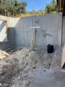 Wall bracing prior to backfill