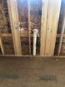 2nd water heater vent location