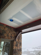 Exterior deck ceiling repair