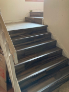Garage stairs completed