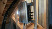 Heating equipment installed in basement  