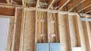 Wiring above breaker boxes