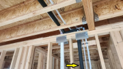 Hot water lines are insulated 