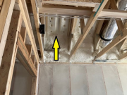 Seven inches of closed cell foam up two feet of the exterior walls upper attic to baffles